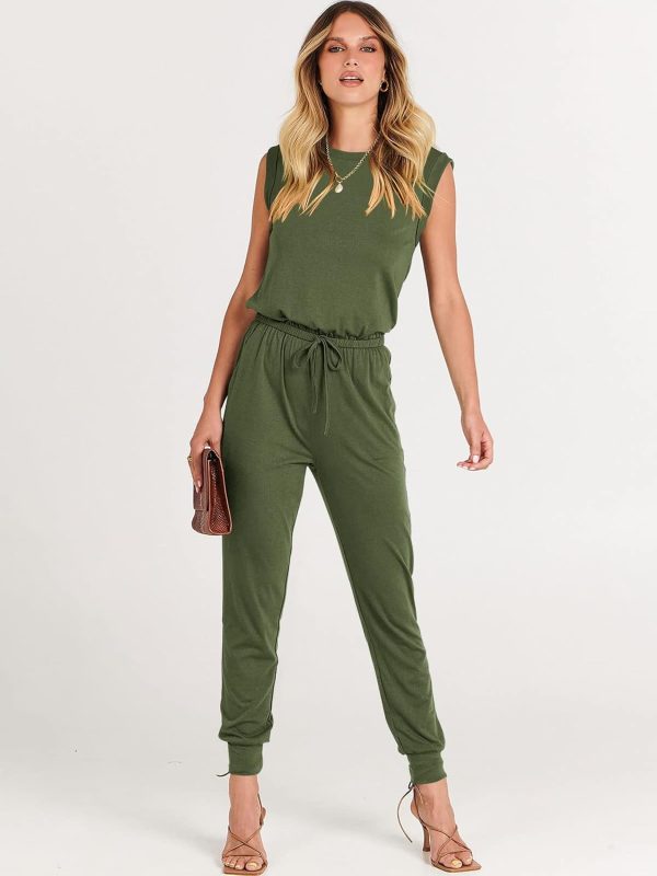 ANRABESS Women’s Summer Crewneck Sleeveless Casual Dressy Loose Stretchy Jumpsuits Rompers 2025 Trendy Outfits - Image 57