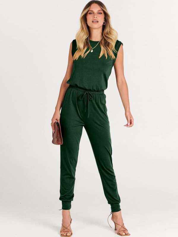 ANRABESS Women’s Summer Crewneck Sleeveless Casual Dressy Loose Stretchy Jumpsuits Rompers 2025 Trendy Outfits - Image 84