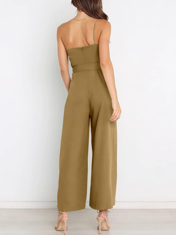 ANRABESS Women Summer Dressy Jumpsuits One Shoulder Sleeveless Casual Wide Leg Pants Romper Jumper 2025 Trendy Outfits - Image 69